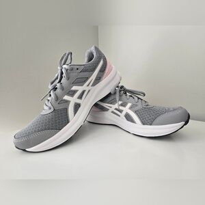 Asics 1012A908 Jolt 3 Ortholite Gray/Pink Running Shoes Womens Sneakers (Size 8)
